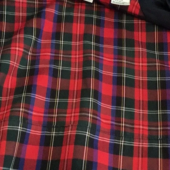 Lacoste blue jacket size XL with plaid lining used good condition - Picture 6 of 8